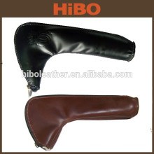 Durable black hunting military brown leather gun bolt cover /bolt holder